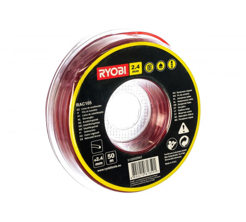 Леска для триммеров (2,4 мм; 50 м; круг) Ryobi RAC105 5132002642