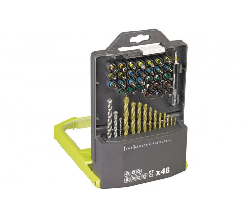 Набор бит со сверлами 46 шт. Ryobi RAK46MiXC 5132002698