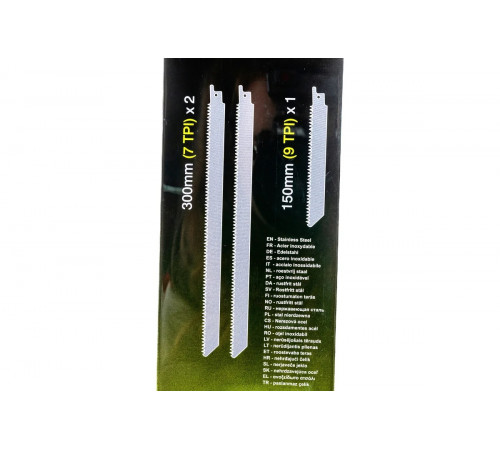 Набор полотен для сабельной пилы 3 шт. Ryobi RAK03SSRB 5132002680