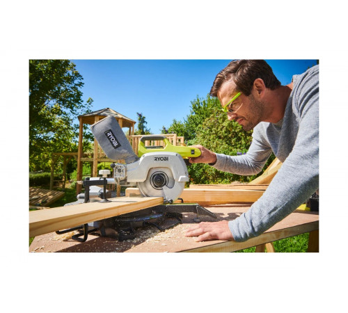 Аккумуляторная торцовочно-усовочная пила Ryobi ONE+ R18MS216-0 5133003597