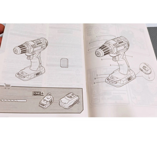 Бесщеточная ударная дрель-шуруповерт Ryobi ONE+ R18PD5-0 5133003595