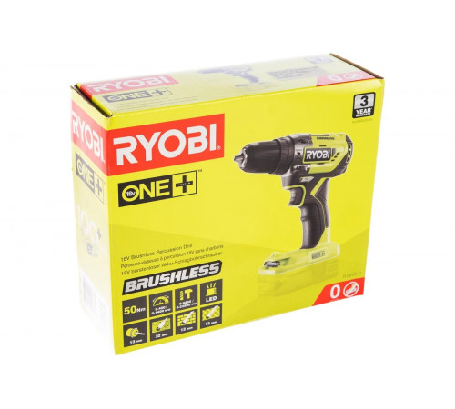 Бесщеточная ударная дрель-шуруповерт Ryobi ONE+ R18PD5-0 5133003595