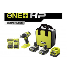 Бесщеточная дрель-шуруповерт Ryobi 18В RDD18C-2C20SA32 5133005624