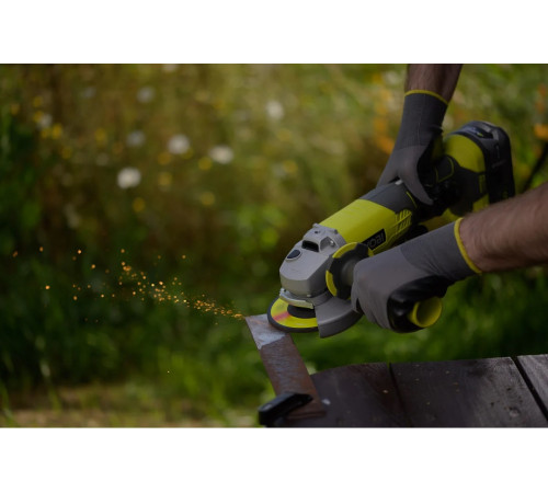 Аккумуляторная угловая шлифмашина Ryobi ONE+ R18AG-0 5133001903