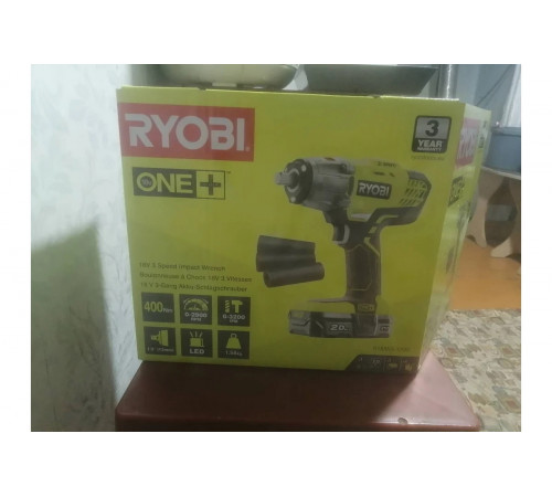 Аккумуляторный гайковерт Ryobi ONE+ R18IW3-120S 5133003574