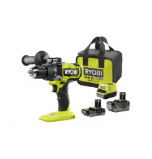Дрель-шуруповерт Ryobi RPD18X-242S 18В, бесщеточная, ударная 5133005283