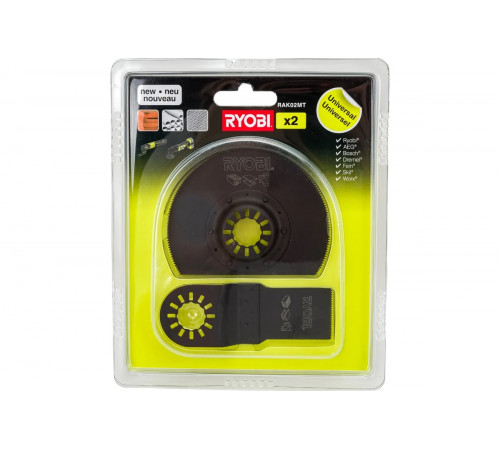 Набор насадок RAK02MT для многофункционального инструмента Ryobi 5132002595