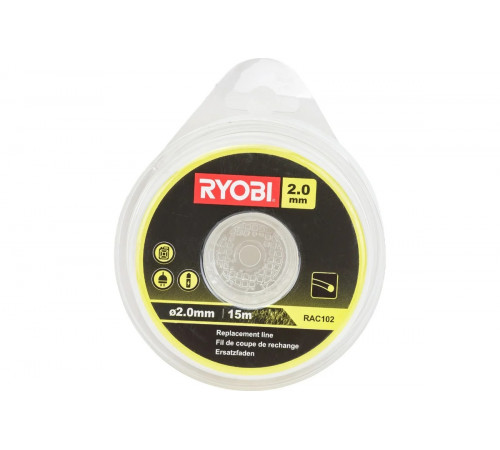 Леска (2.0 мм; 15 м; круг) RAC102 Ryobi 5132002639