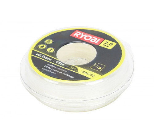 Леска (2.0 мм; 15 м; круг) RAC102 Ryobi 5132002639