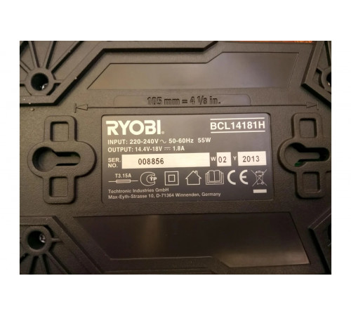 Быстрозарядное устройство G4-1h Ryobi ONE+ BCL14181H 5133001127