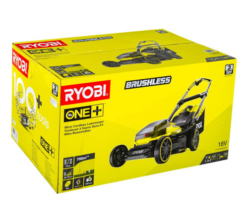 Бесщеточная газонокосилка Ryobi ONE+ RY18LMX40A-240 18В 5133004587