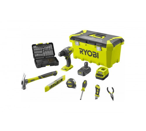 Дрель-шуруповерт Ryobi 18В R18DD3-120TAH 5133005507