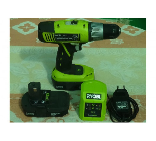 Дрель-шуруповерт RYOBI ONE+ R18DDP-LL13G 5133002211
