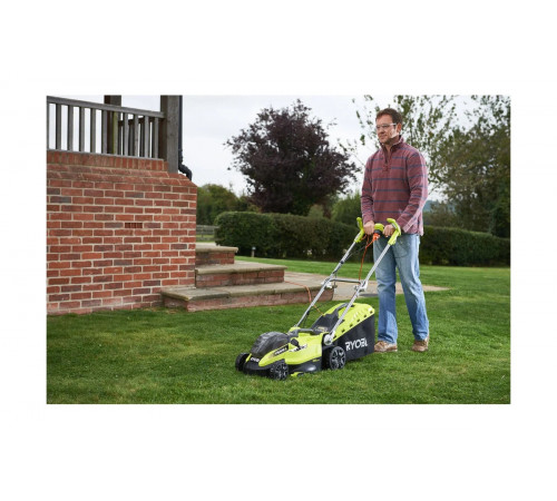 Гибридная газонокосилка Ryobi ONE+ RLM18X36H250F 5133003705