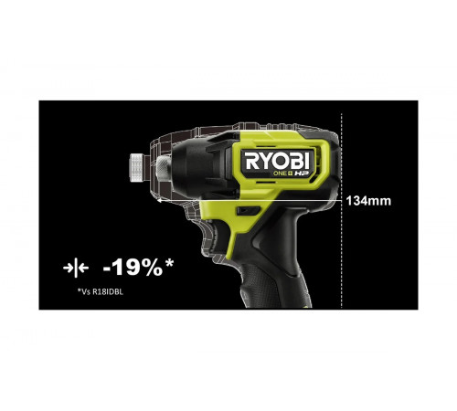 Бесщеточный импульсный винтоверт Ryobi ONE+ HP RID18C-0 5133004938