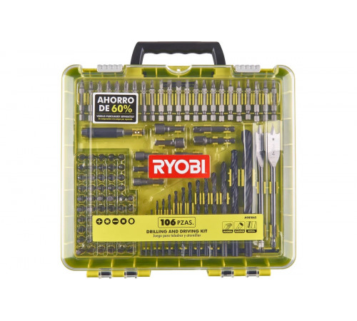 Набор бит и сверл RAKDD106 106 шт Ryobi 5132004759