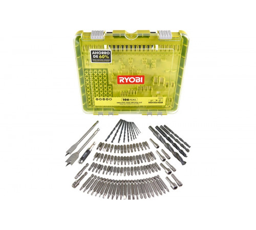 Набор бит и сверл RAKDD106 106 шт Ryobi 5132004759
