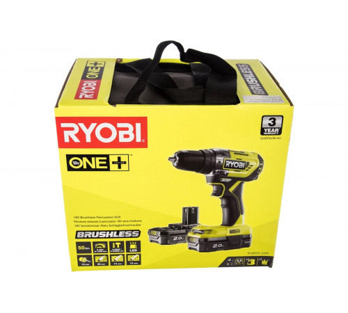 Бесщеточная ударная дрель-шуруповерт Ryobi ONE+ R18PD5-220S 5133003734