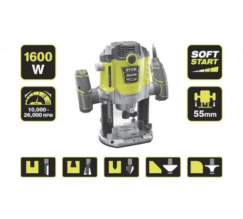 Фрезер Ryobi RRT1600-K 5133002421