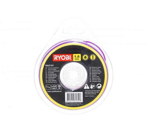 Леска для триммеров (1,6 мм; 15 м; круг) Ryobi RAC101 5132002638