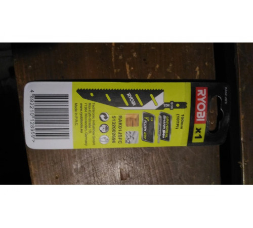 Пилка для лобзика по дереву (100 мм; 10TPI) Ryobi RAK01JSFC 5132002696