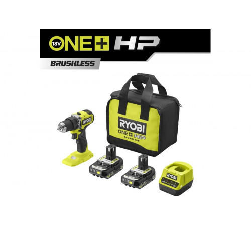 Бесщеточная дрель-шуруповерт Ryobi ONE+ HP RDD18C-220S 5133004980