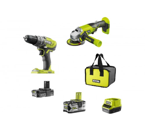 Набор инструментов Ryobi ONE+ R18DDAG-252S 5133003819