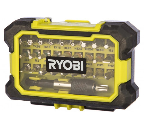 Набор бит с быстросъемным держателем бит 60 мм (32 шт) Ryobi RAK32MSD 5132002798