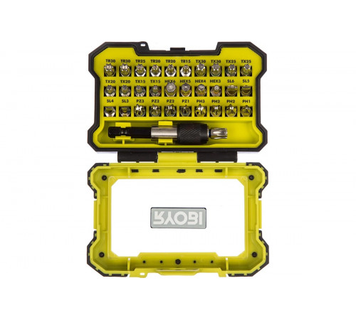 Набор бит с быстросъемным держателем бит 60 мм (32 шт) Ryobi RAK32MSD 5132002798