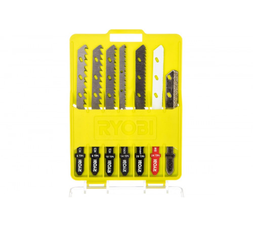 Набор пилочек для лобзика 10 шт Ryobi 5132002812