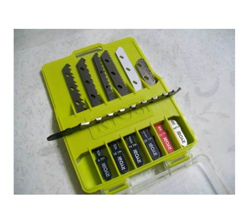 Набор пилочек для лобзика 10 шт Ryobi 5132002812