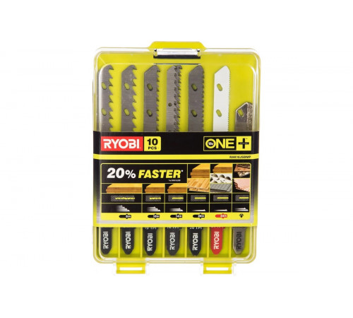 Набор пилочек для лобзика 10 шт Ryobi 5132002812