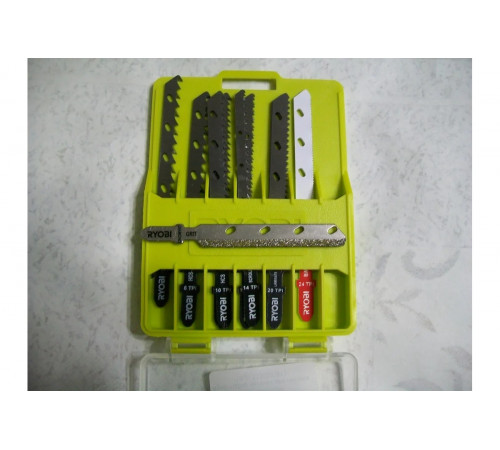 Набор пилочек для лобзика 10 шт Ryobi 5132002812
