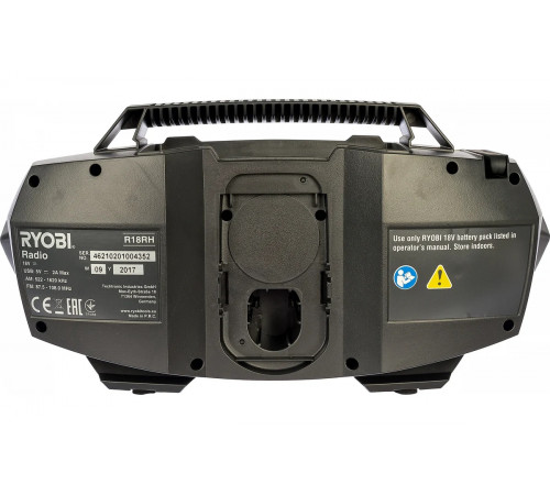 Радио с Bluetooth Ryobi ONE+ R18RH-0 5133002734