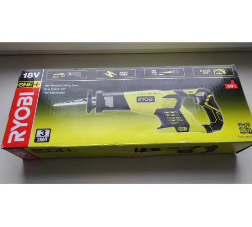 Аккумуляторная сабельная пила Ryobi ONE+ RRS1801M 5133001162