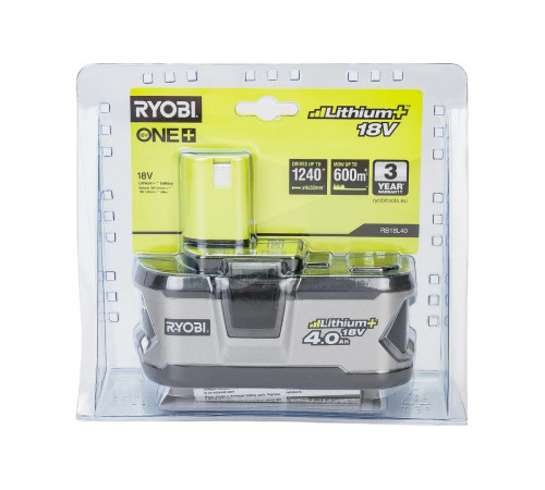 Аккумулятор Ryobi ONE+ RB18L40 4.0Ач 5133001907