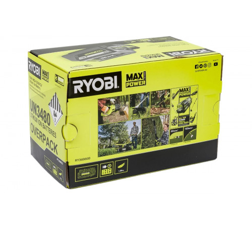 Аккумулятор RY36B80B 36В, 8 А*ч Ryobi 5133005911
