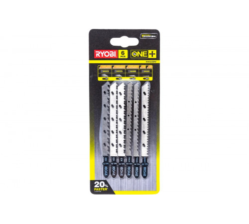 Набор пилочек для лобзика 6 шт Ryobi 5132002810