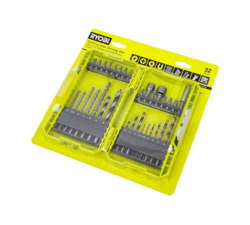 Набор бит и сверл RAK32DDMIX 32 шт Ryobi 5132004425