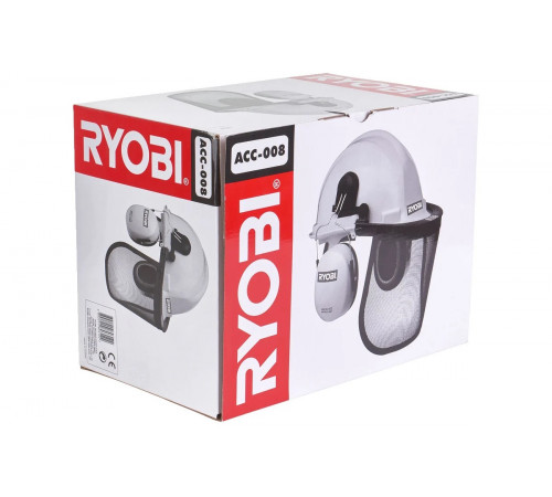 Шлем с защитой лица и наушниками Ryobi ACC008 5132000032
