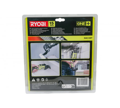 Набор насадок RAK15MT для МФИ (15 шт.) Ryobi 5132002809