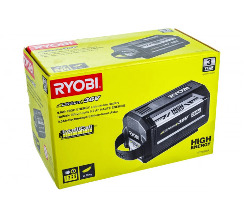 Аккумуляторная батарея (36В; 9.0 Ач; Lithium+High Energy) RY36B90A Ryobi 5133003271