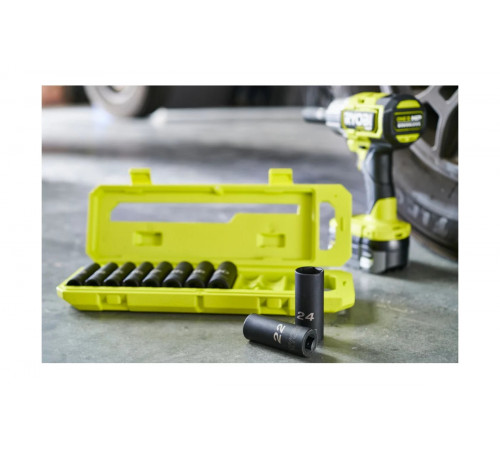 Торцевые головки 10 шт.: 10-24 мм, 1/2"DR RHDIS10PC Ryobi 5132006071