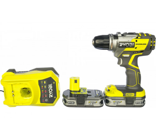 Бесщеточная дрель-шуруповерт Ryobi ONE+ R18DDBL-LL15S 5133002532