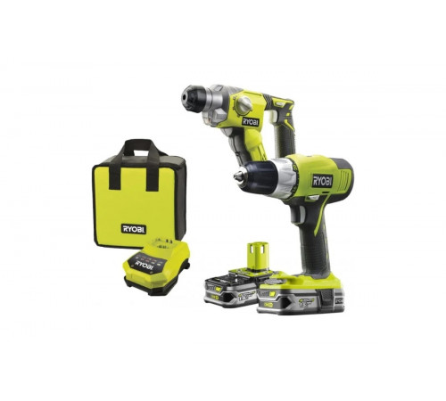 Набор инструментов Ryobi: перфоратор + дрель R18DDSDS-LL15S 5133002773