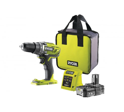 Компактная дрель-шуруповерт Ryobi ONE+ R18DD3-115S 5133005301