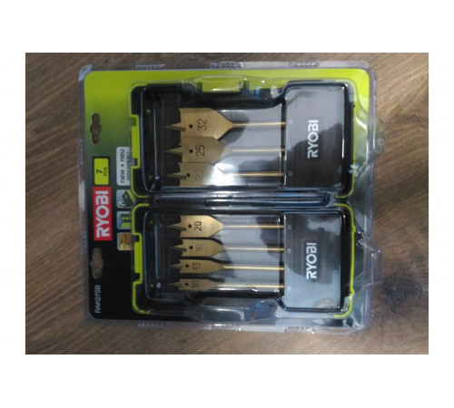 Набор перьевых сверл 7 шт. Ryobi RAK07SB 5132002252