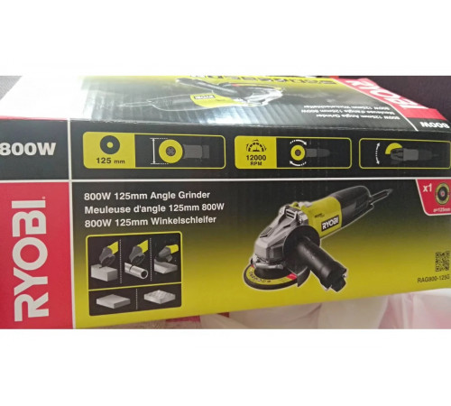 Болгарка (УШМ) Ryobi RAG800-125G 5133002491