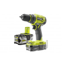 Бесщеточная аккумуляторная дрель-шуруповерт Ryobi ONE+ R18DD7-252S 5133004534