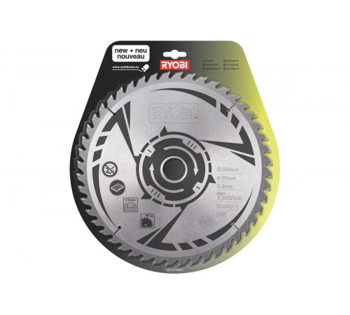 Пильный диск по дереву (254х30х2.6 мм; 48 зубьев) Ryobi SB254T48A1 5132002622